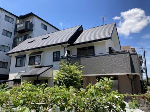 茨木市 | 屋根重ね葺き（カバー工法）外壁塗装、シーリング打替、サイディング張替