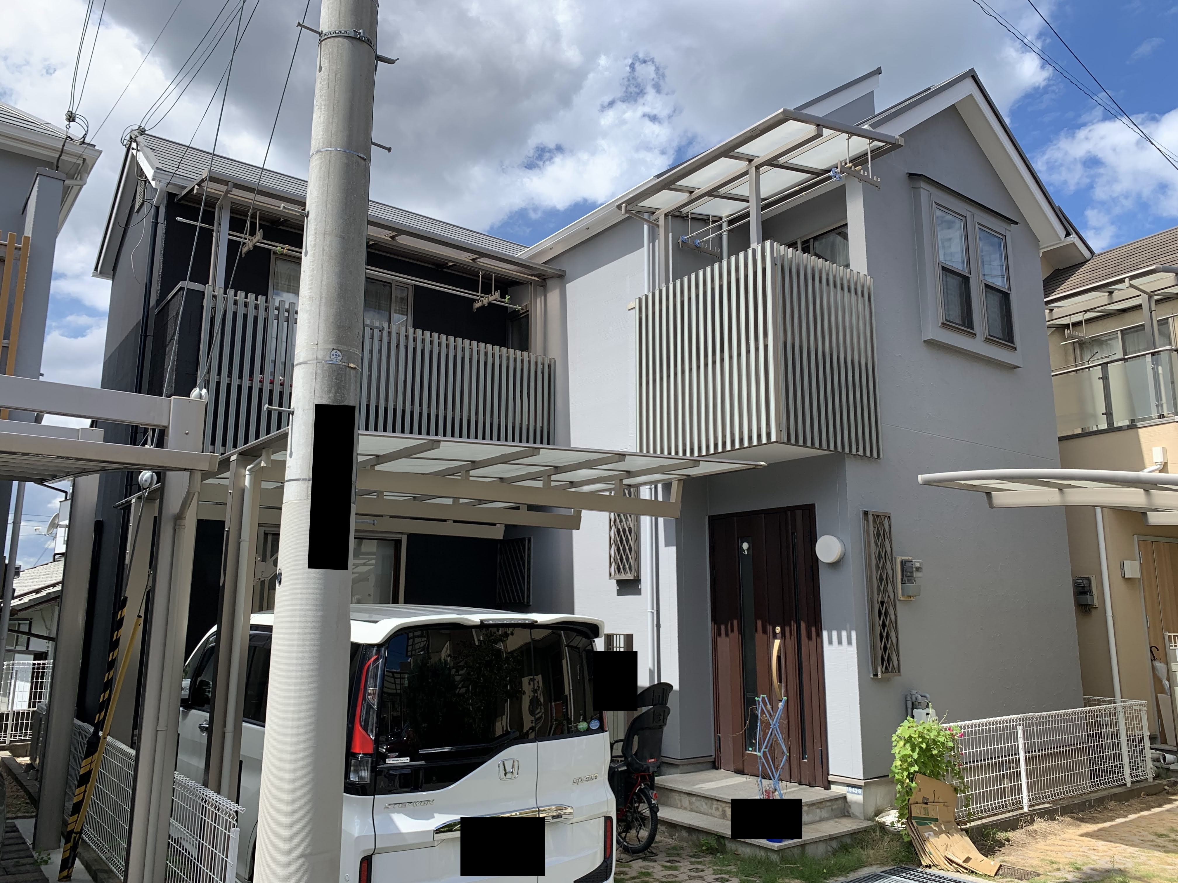 屋根塗装（遮熱・断熱塗料）・外壁塗装（無機塗料）・シーリング打ち替え・ベランダ（ウレタン塗膜防水・FRPトップコート））