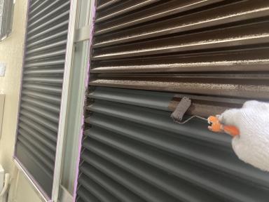 茨木市にて屋根漆喰補修、外壁塗装、ベランダ防水工事を行いました！⑥